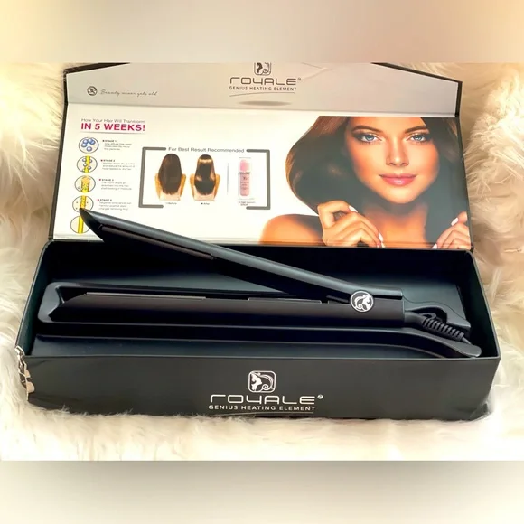 NEW ROYALE HAIR STRAIGHTENER NEVER USED Royale Genius Heating Element Platinum Hair | Mercari main image 4